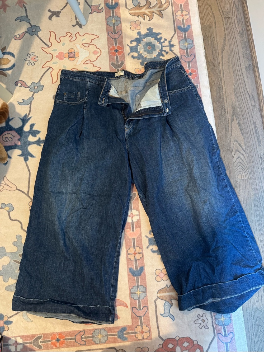 Women’s Blue Denim Jeans - Wide Leg
